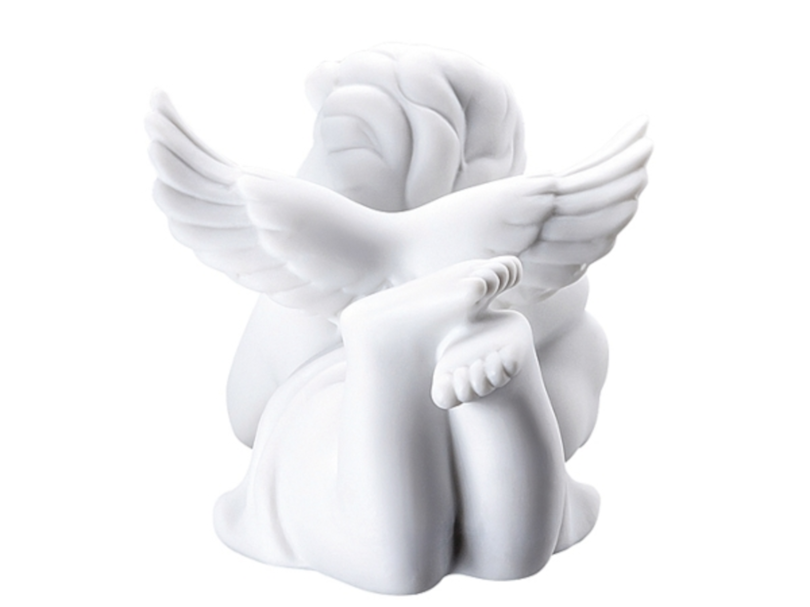 Rosenthal Engel träumend klein weiss matt 6,5 cm - Produktbild 5