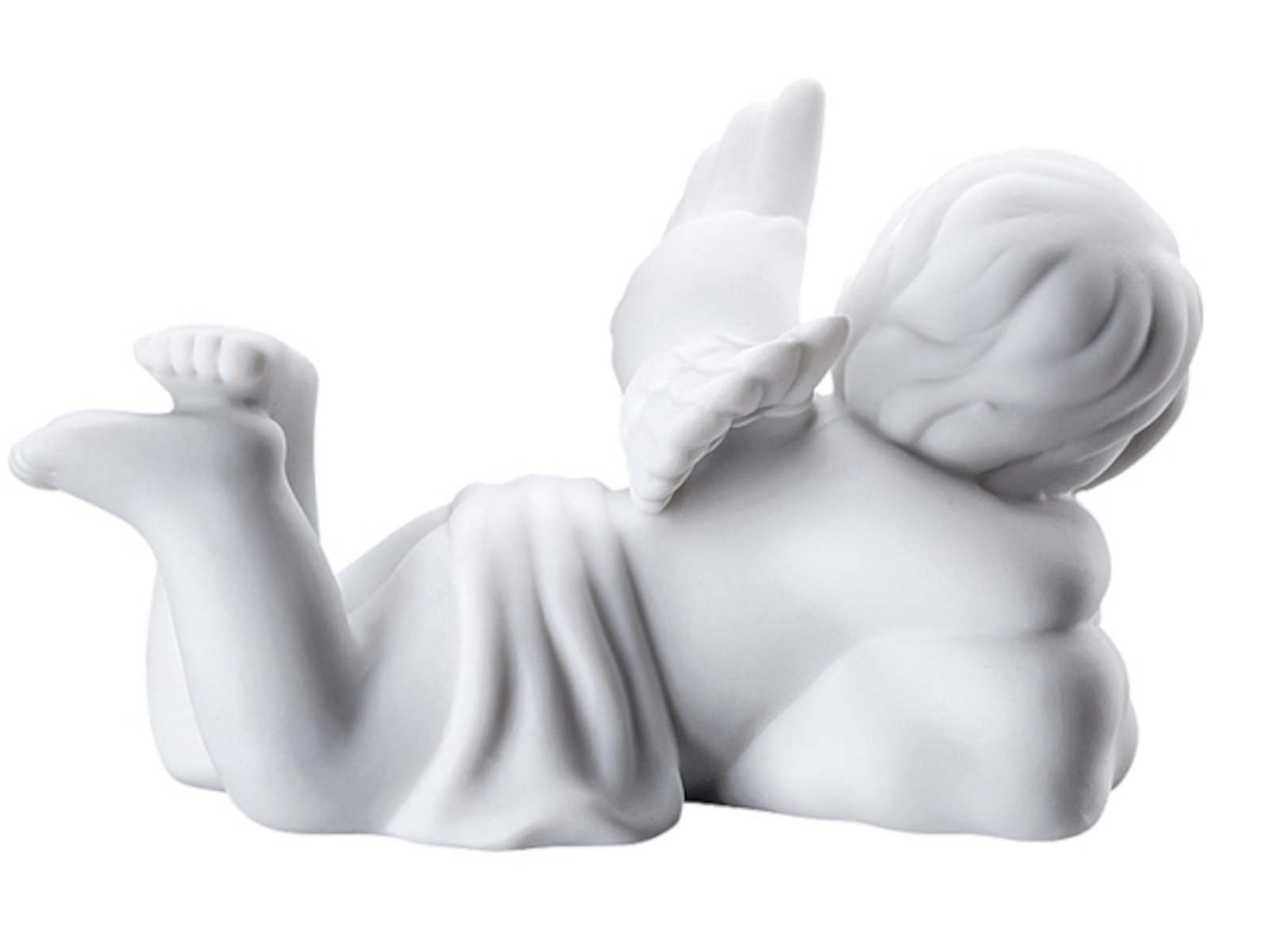 Rosenthal Engel träumend klein weiss matt 6,5 cm - Produktbild 4