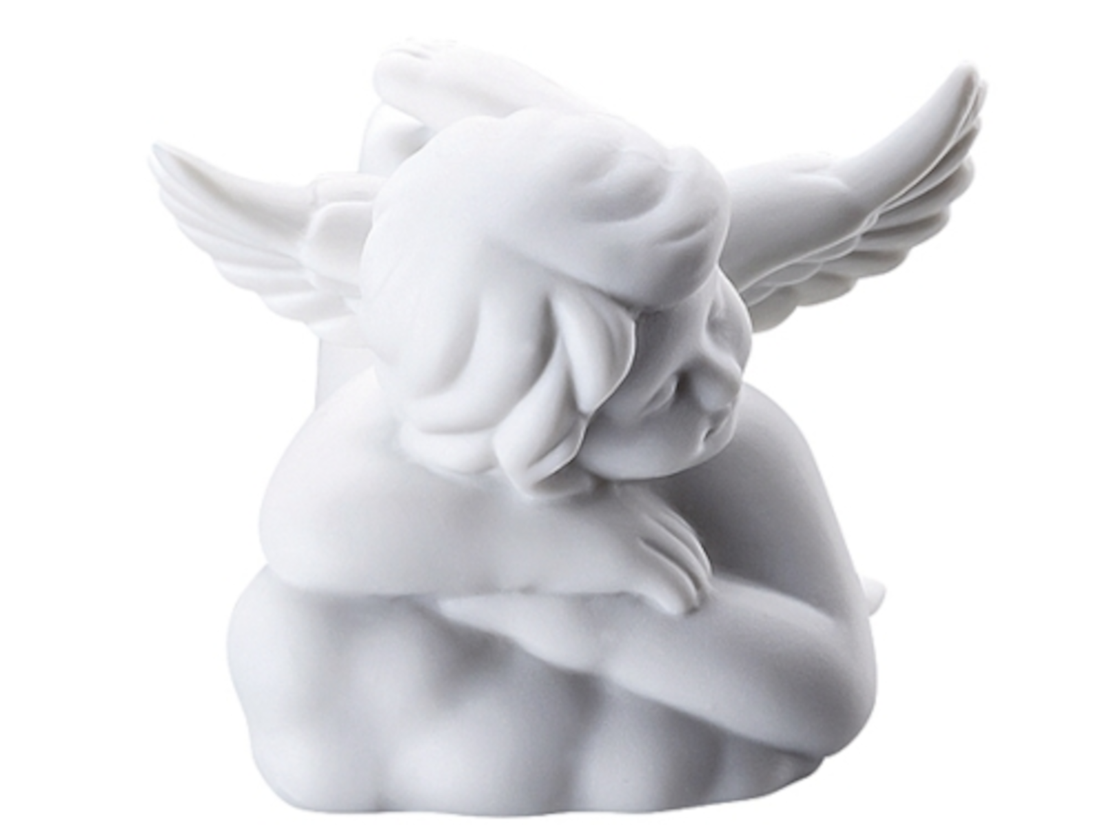 Rosenthal Engel träumend klein weiss matt 6,5 cm - Produktbild 3