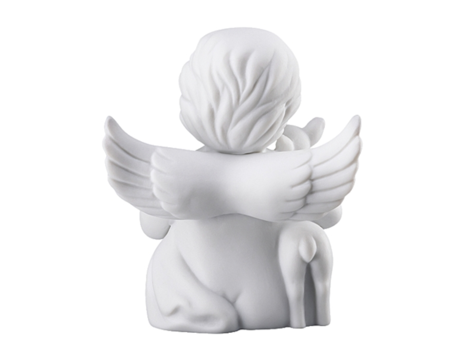 Rosenthal Engel mit Bambi klein weiss matt 6 cm - Produktbild 3