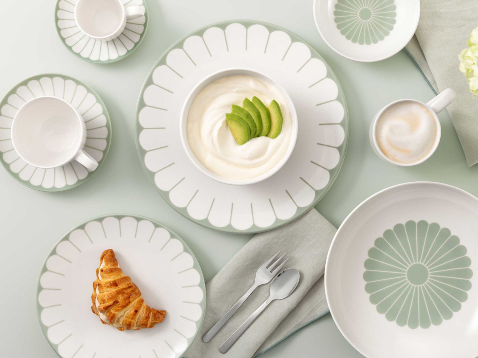 Villeroy & Boch Fleur vert Müslischale 14cm Set4 - Produktbild 7
