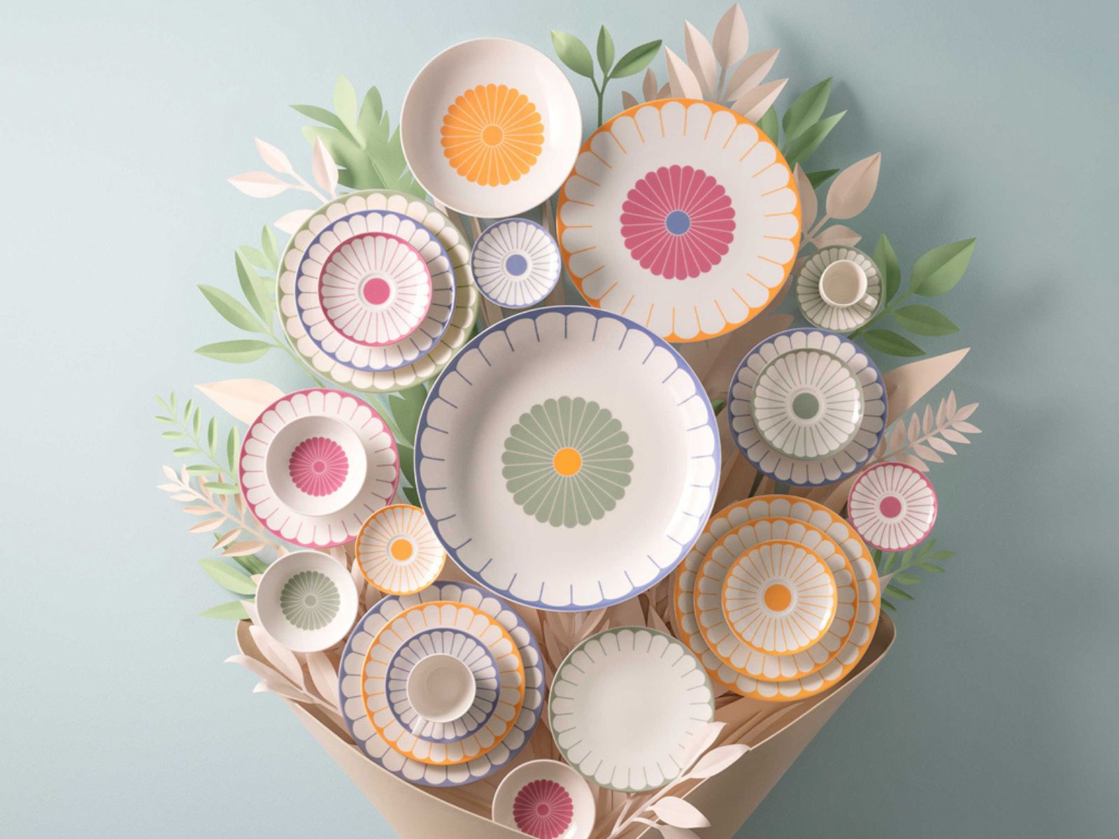Villeroy & Boch Fleur soleil Espressotasse 0,07l Set6 - Produktbild 4