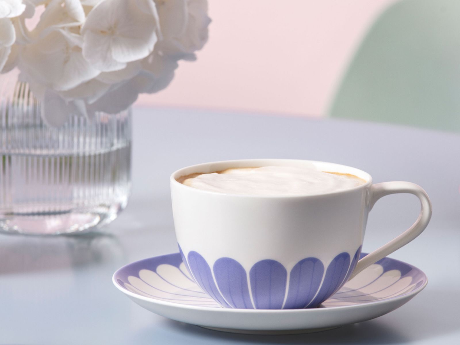 Villeroy & Boch Fleur bleu Cappuccino-Untertasse 17,5cm Set6 - Produktbild 4