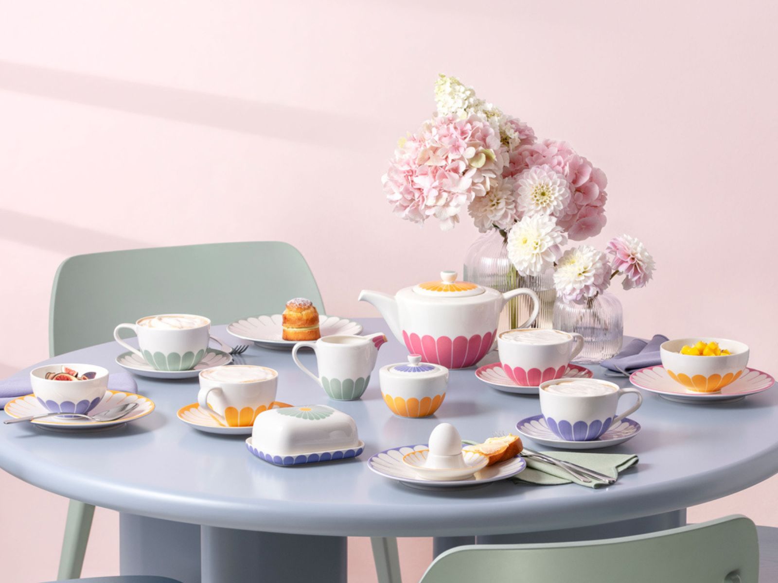 Villeroy & Boch Fleur cassis Cappuccinotasse 0,3l Set6 - Produktbild 4