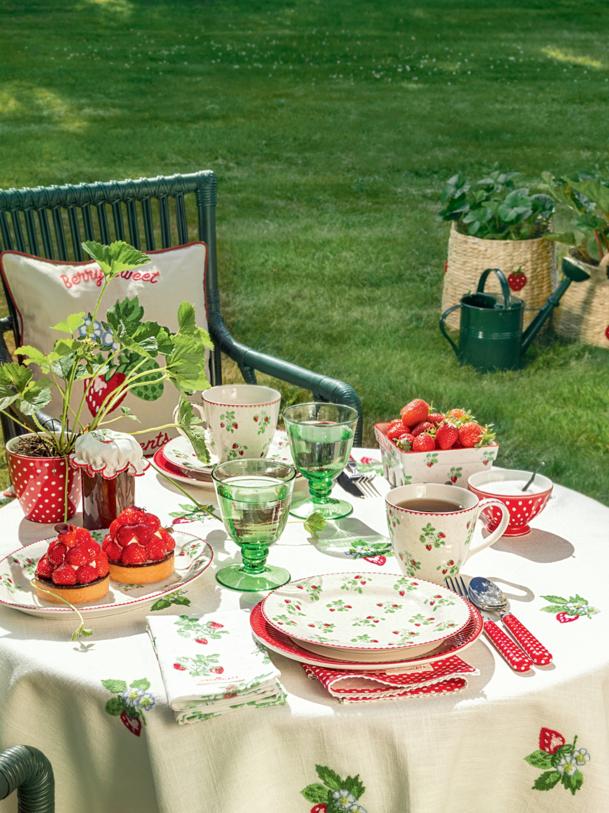 Greengate Dotty Besteckset rot 4tlg - Produktbild 6