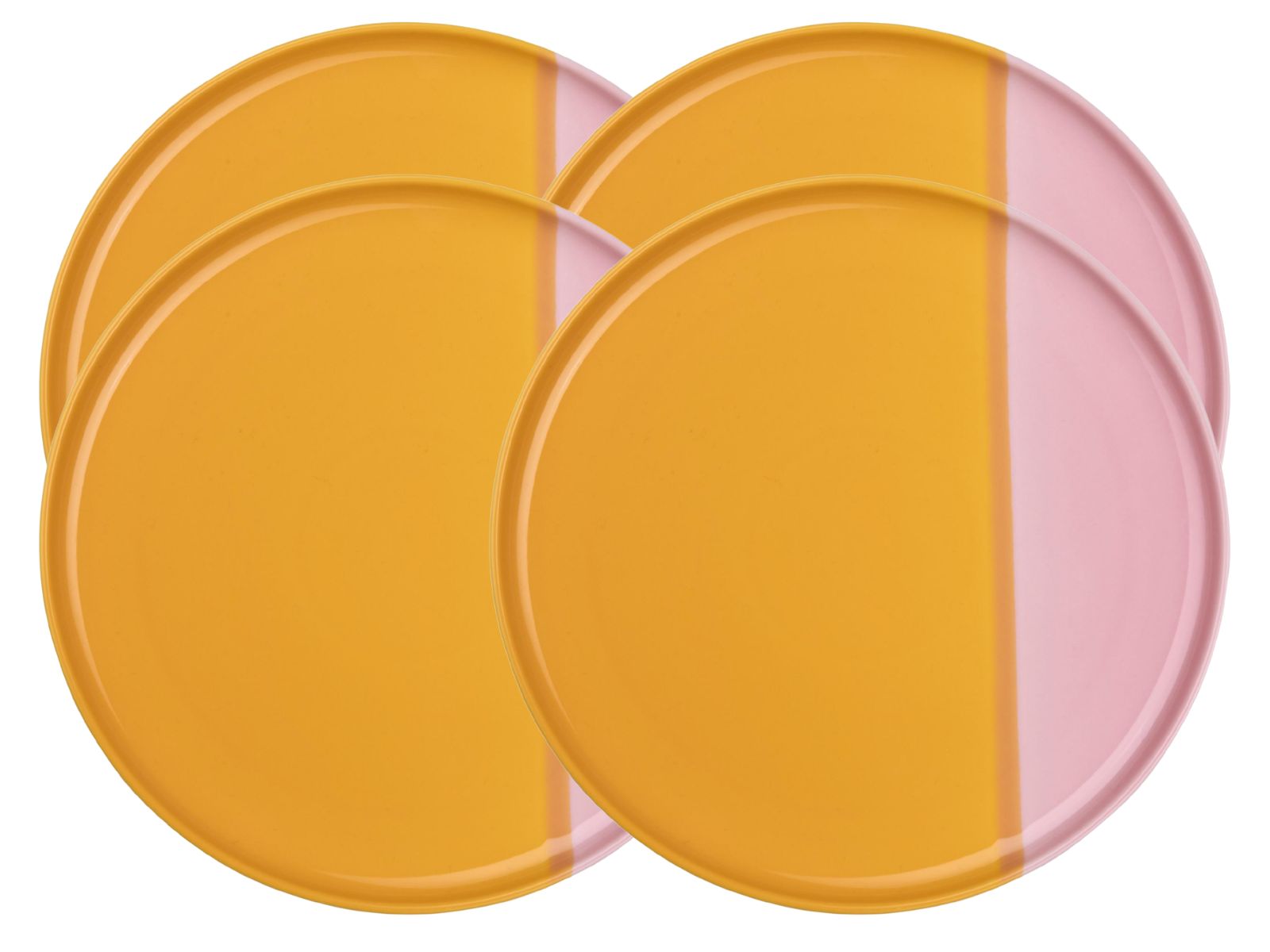 ASA joy Speiseteller passion fruit smoothie 26,5cm Set4