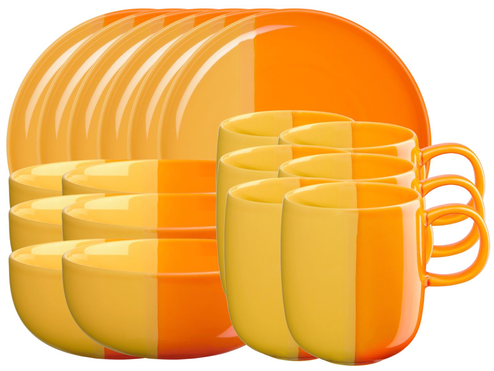 ASA joy Frühstücksset orange smoothie 18tlg