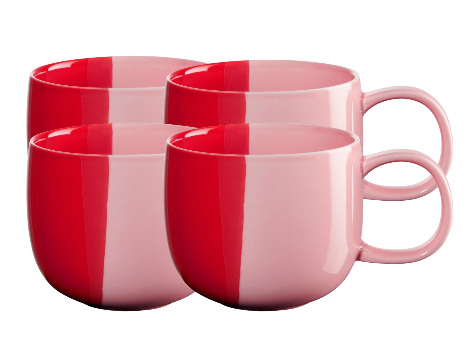 ASA Selection Joy Henkelbecher strawberry smoothie 0,4l Set4 - Produktbild 1