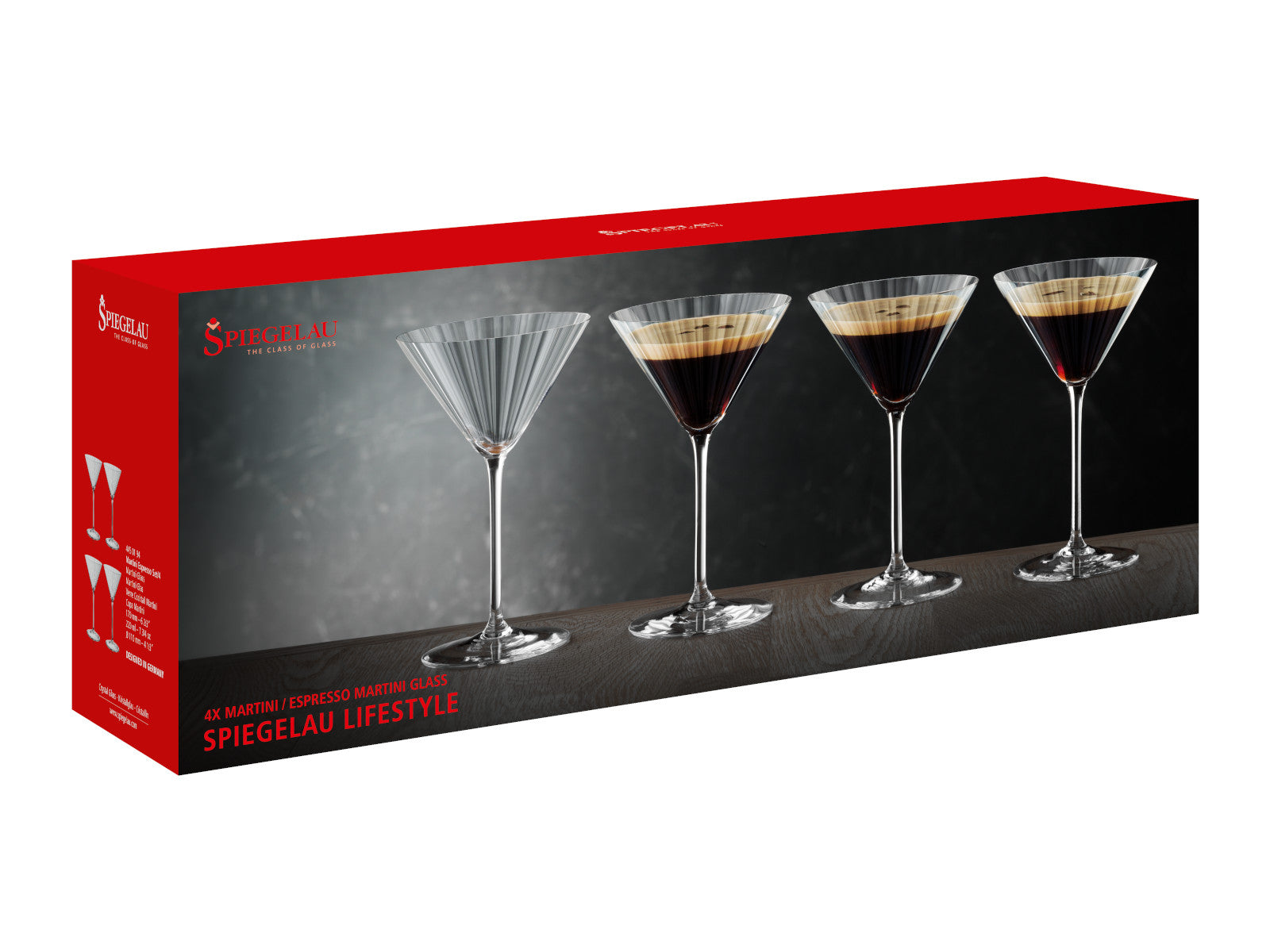 Spiegelau Lifestyle Martini Set 4tlg