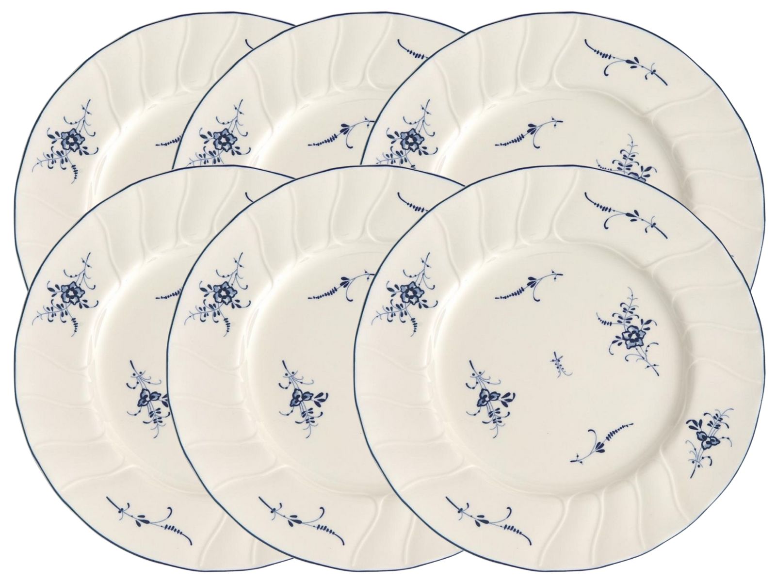 Villeroy & Boch Alt Luxemburg Frühstücksteller 21cm Set6