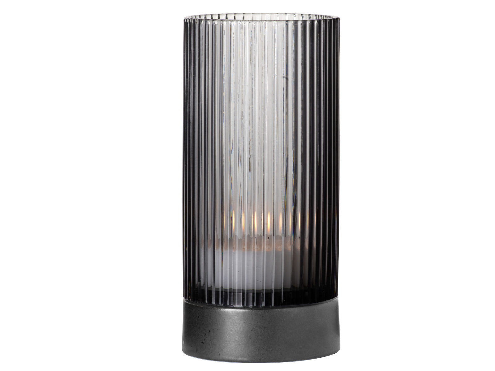 ASA Selection Juna Windlicht mit Porzellanfuß grey 17,8cm - Produktbild 2