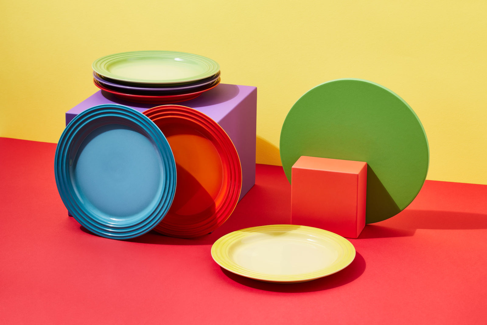 Le Creuset Regenbogen Speiseteller 27cm Set 6tlg - Produktbild 3