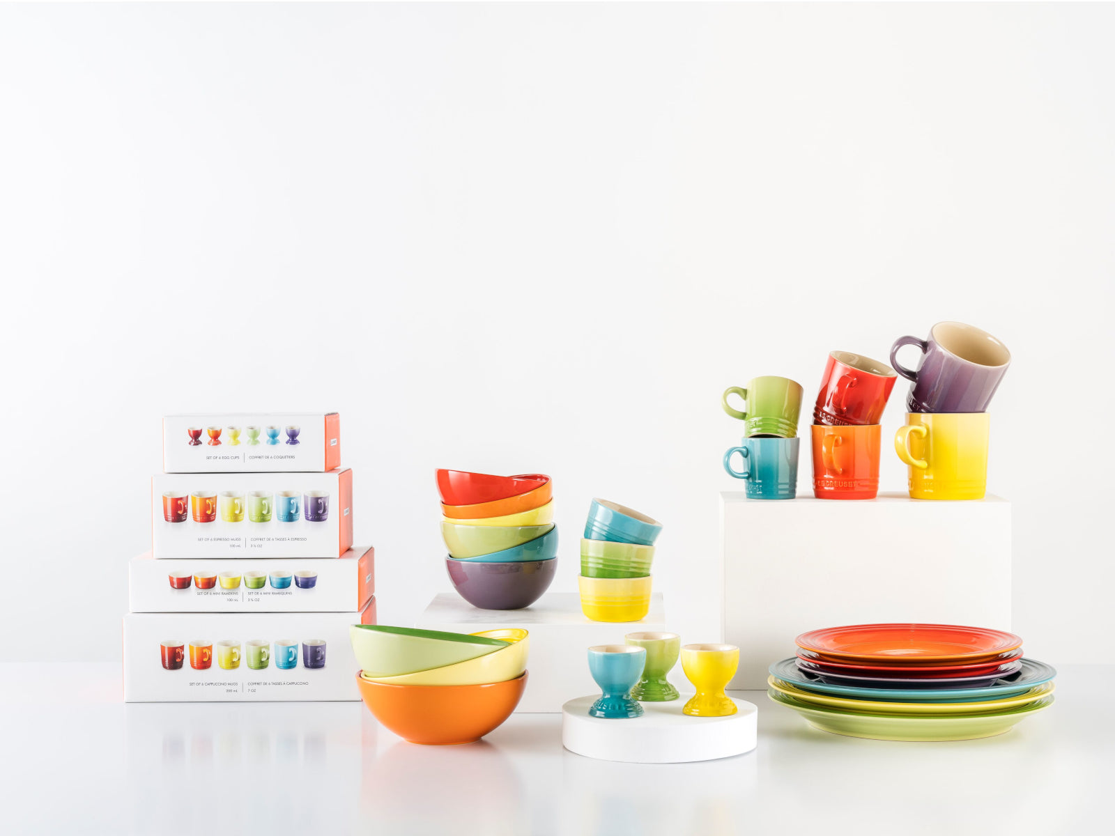Le Creuset Regenbogen Speiseteller 27cm Set 6tlg - Produktbild 6