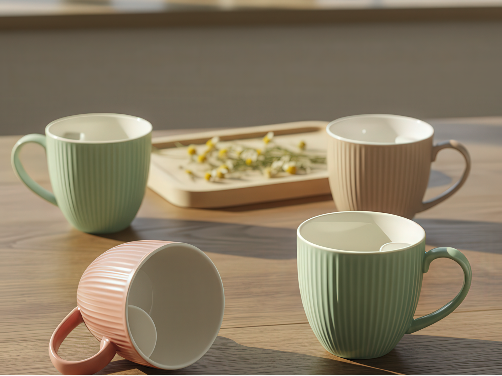 Cangoo Cup® Embossed Rose Teebecher mit Beutelablage 0,33l - Produktbild 7