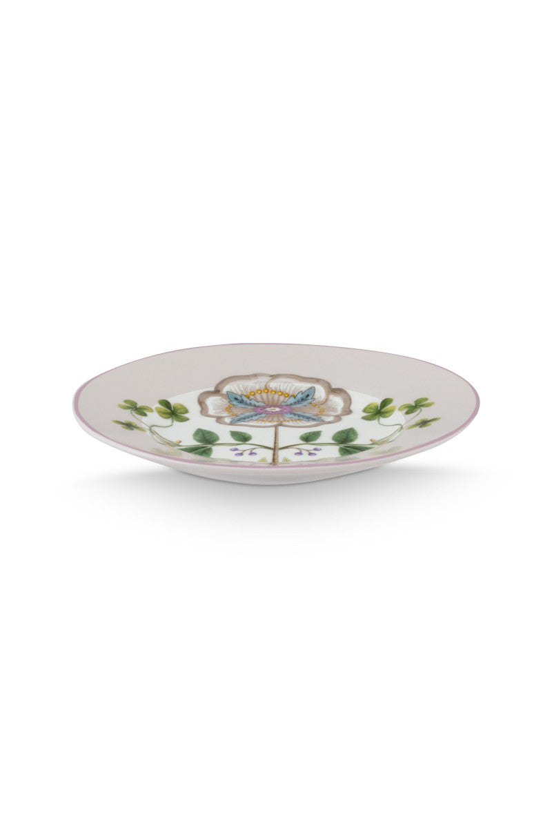 PIP STUDIO Lily&Lotus Petit Four Teller weiss/lila12cm - Produktbild 2