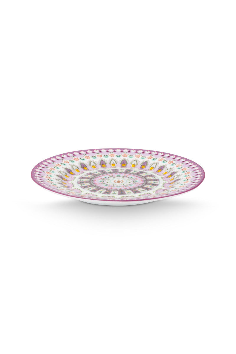 PIP STUDIO Lily&Lotus Brotteller lila bunt 17cm - Produktbild 2