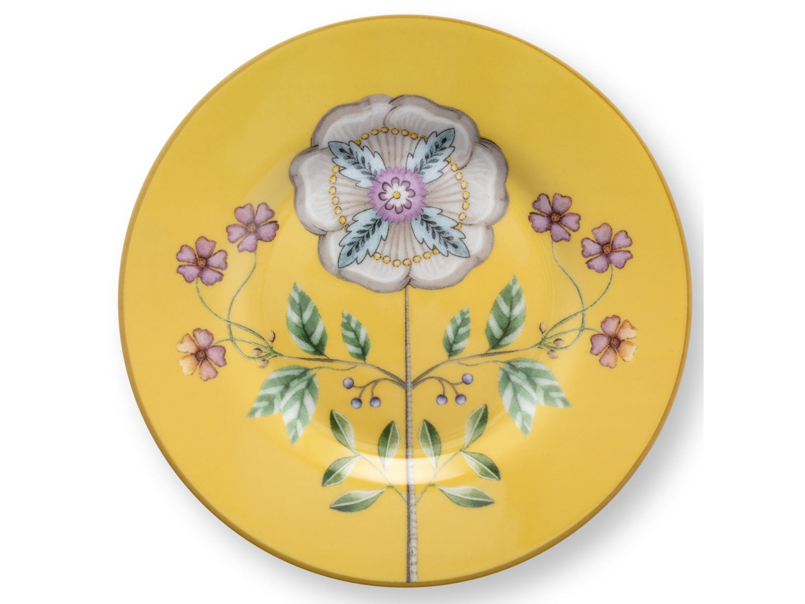 PIP STUDIO Lily&Lotus Yellow Petit Four Brotteller 12cm