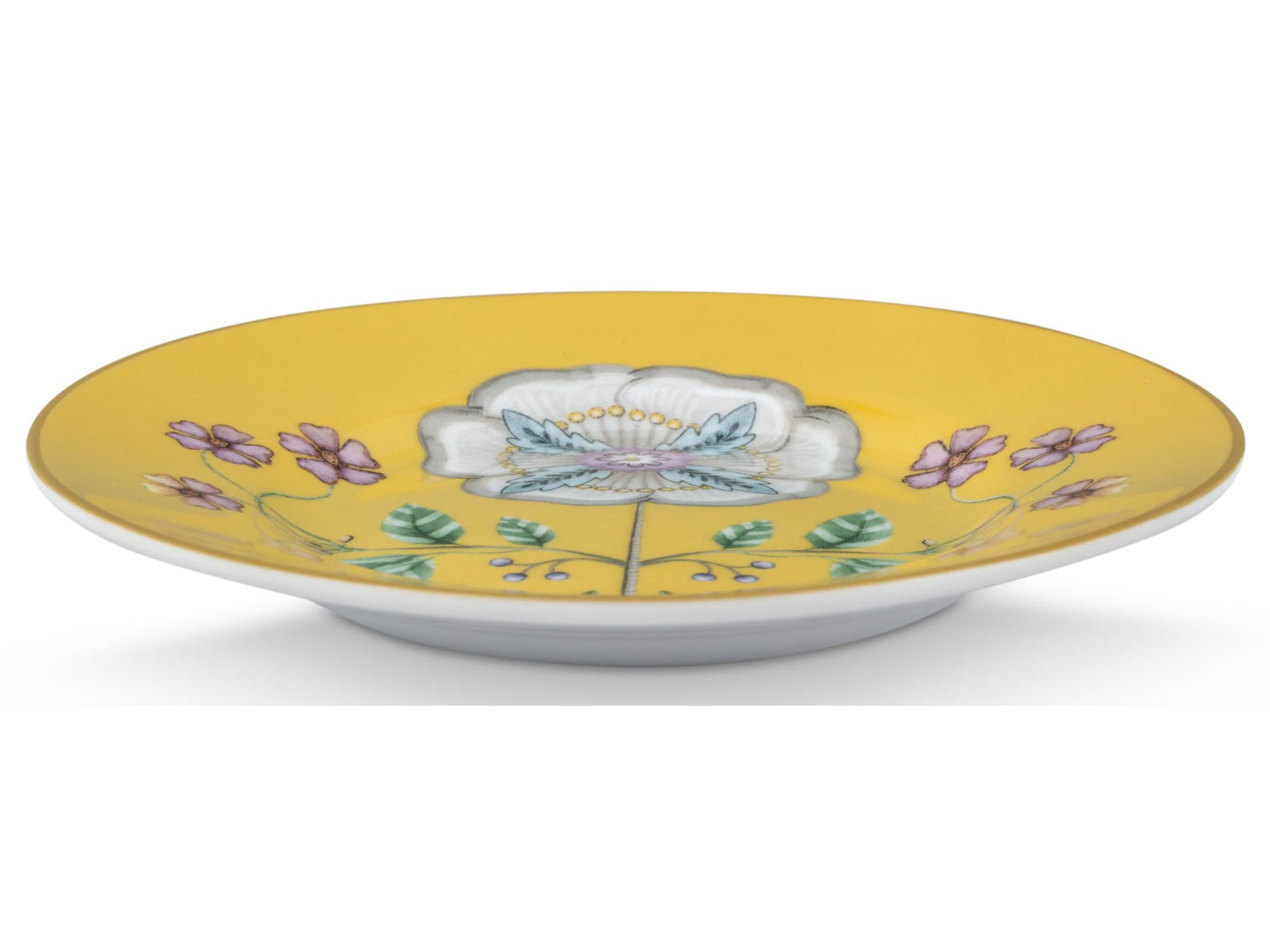 PIP STUDIO Lily&Lotus Yellow Petit Four Brotteller 12cm - Produktbild 2