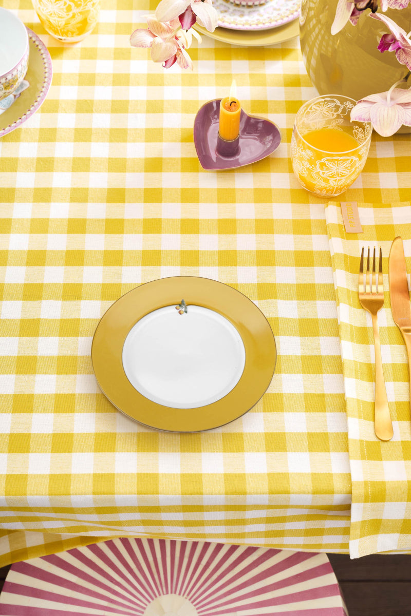 PIP STUDIO Lily&Lotus Uni Yellow Frühstücksteller 21cm - Produktbild 3
