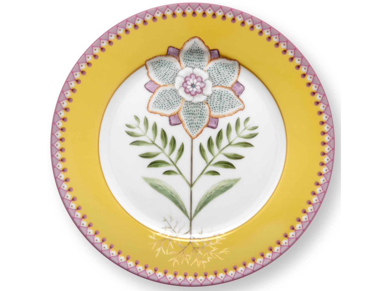 PIP STUDIO Lily&Lotus Yellow Frühstücksteller 21cm