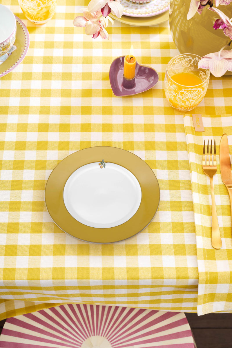 PIP STUDIO Lily&Lotus Uni Yellow Frühstücksteller 23cm - Produktbild 3