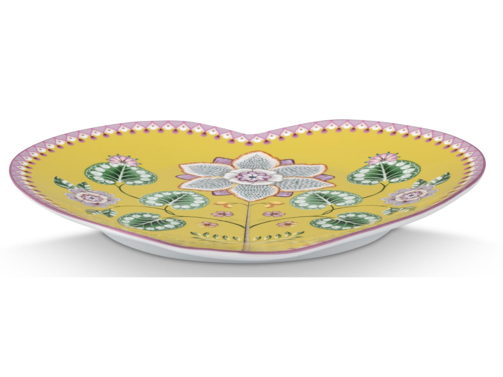 PIP STUDIO Lily&Lotus Yellow Herzformteller 21,5cm Set2 - Produktbild 4