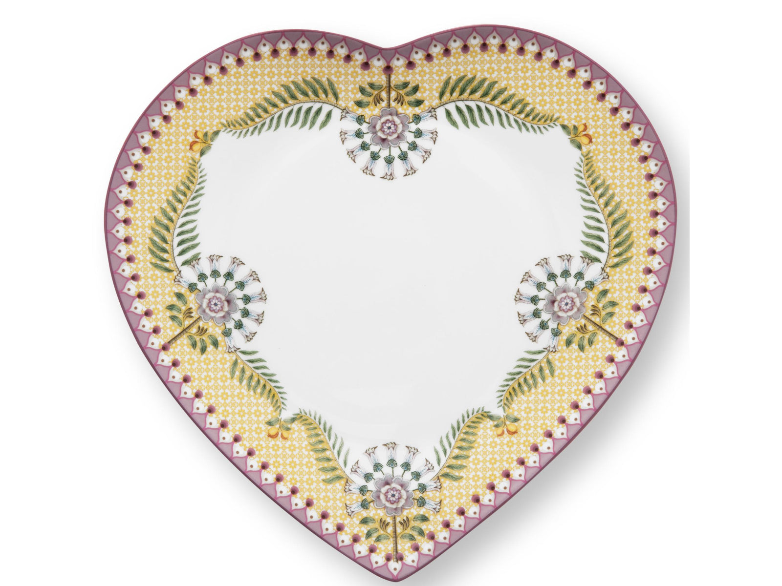 PIP STUDIO Lily&Lotus Yellow Herzformteller 21,5cm Set2 - Produktbild 5