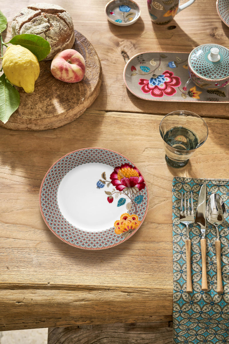 PIP STUDIO Blooming Tales Khaki Speiseteller 26,5cm - Produktbild 3