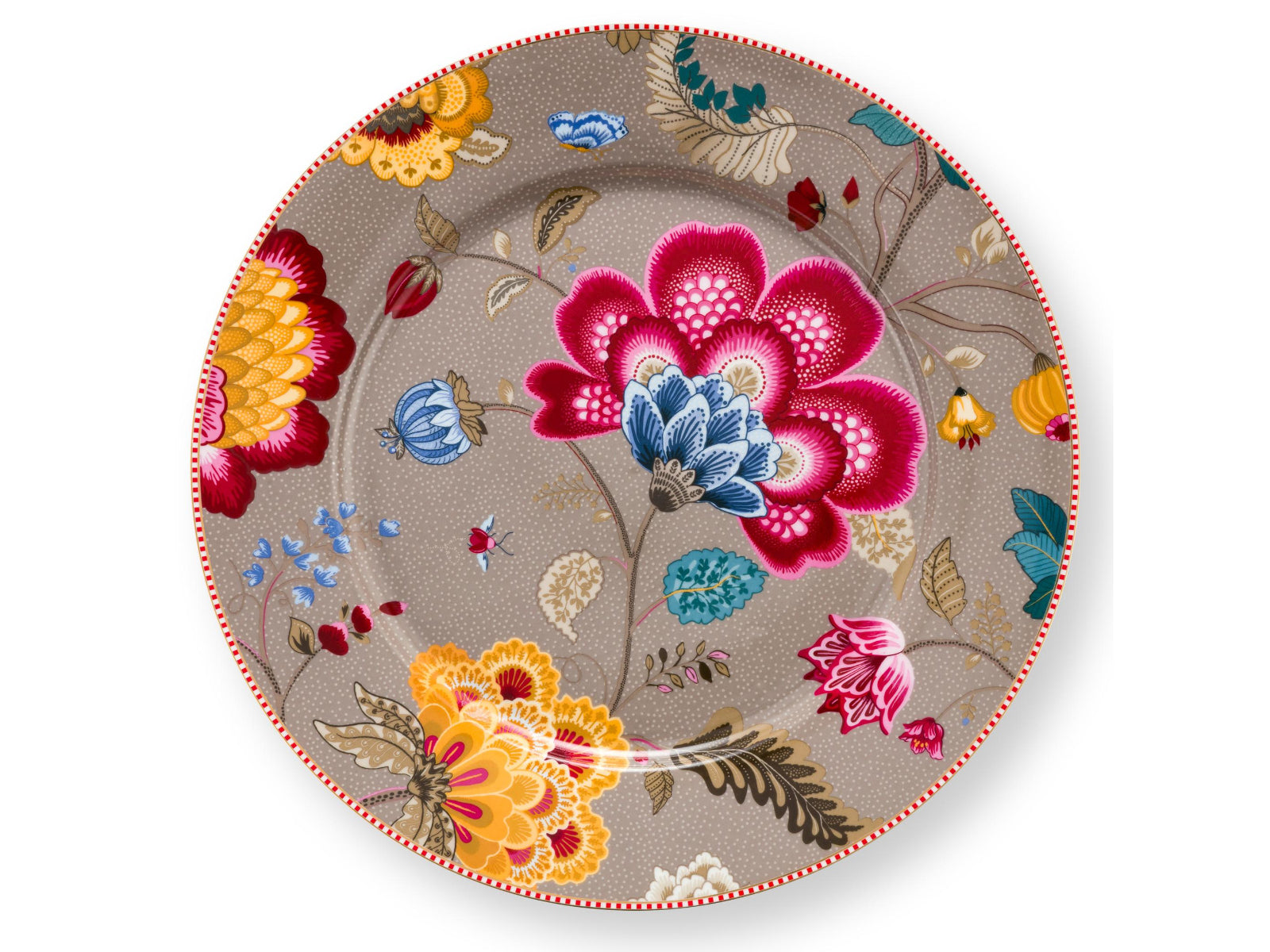 PIP STUDIO Blooming Tales Fantasy Khaki Platzteller 32cm