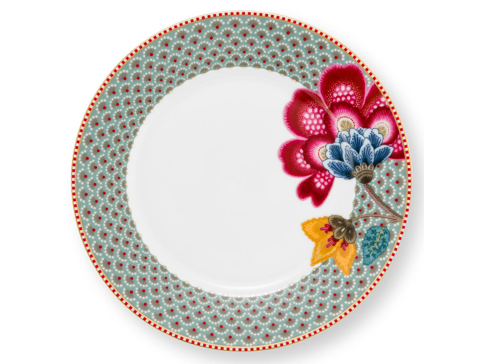 PIP STUDIO Blooming Tales Blue Frühstücksteller 21cm