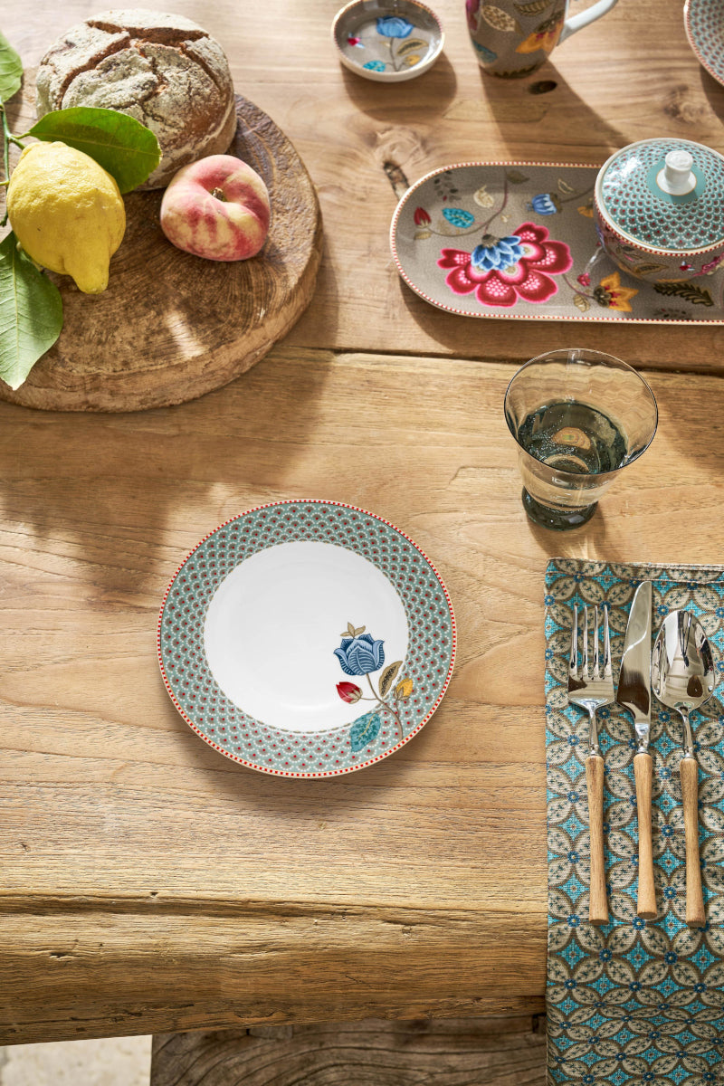 PIP STUDIO Blooming Tales Blue Suppenteller 21,5cm - Produktbild 3