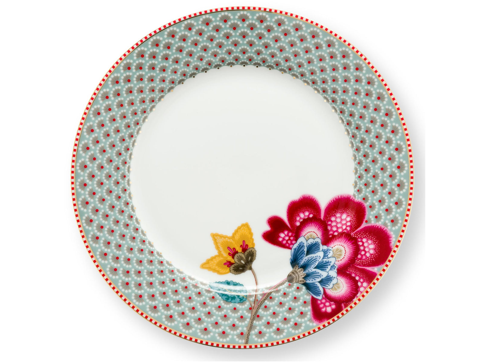 PIP STUDIO Blooming Tales Blue Frühstücksteller 23cm