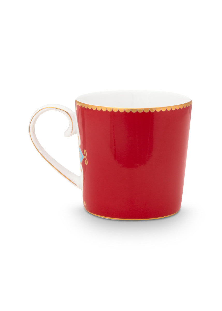 PIP STUDIO Love Birds Medaillon Tasse rot 150ml - Produktbild 2