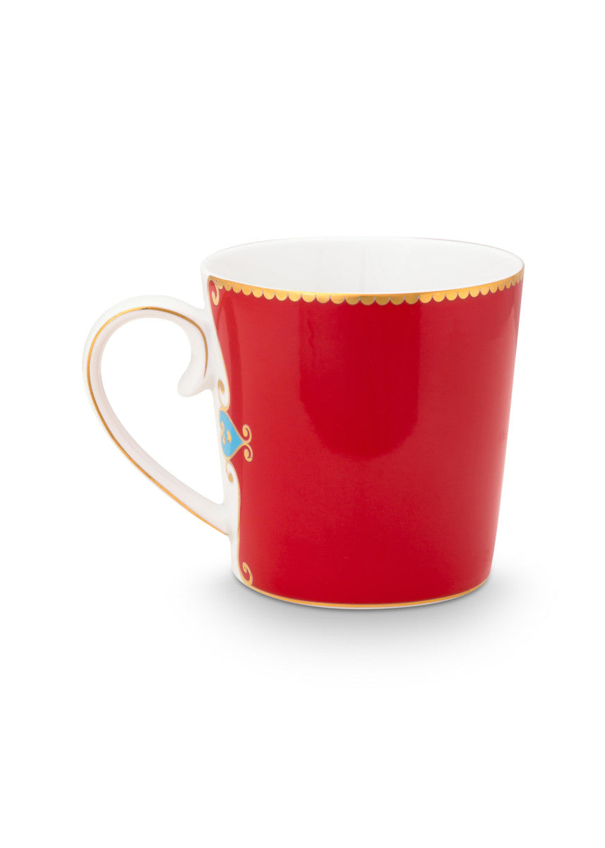 PIP STUDIO Love Birds Medaillon Henkelbecher rot 250ml - Produktbild 2