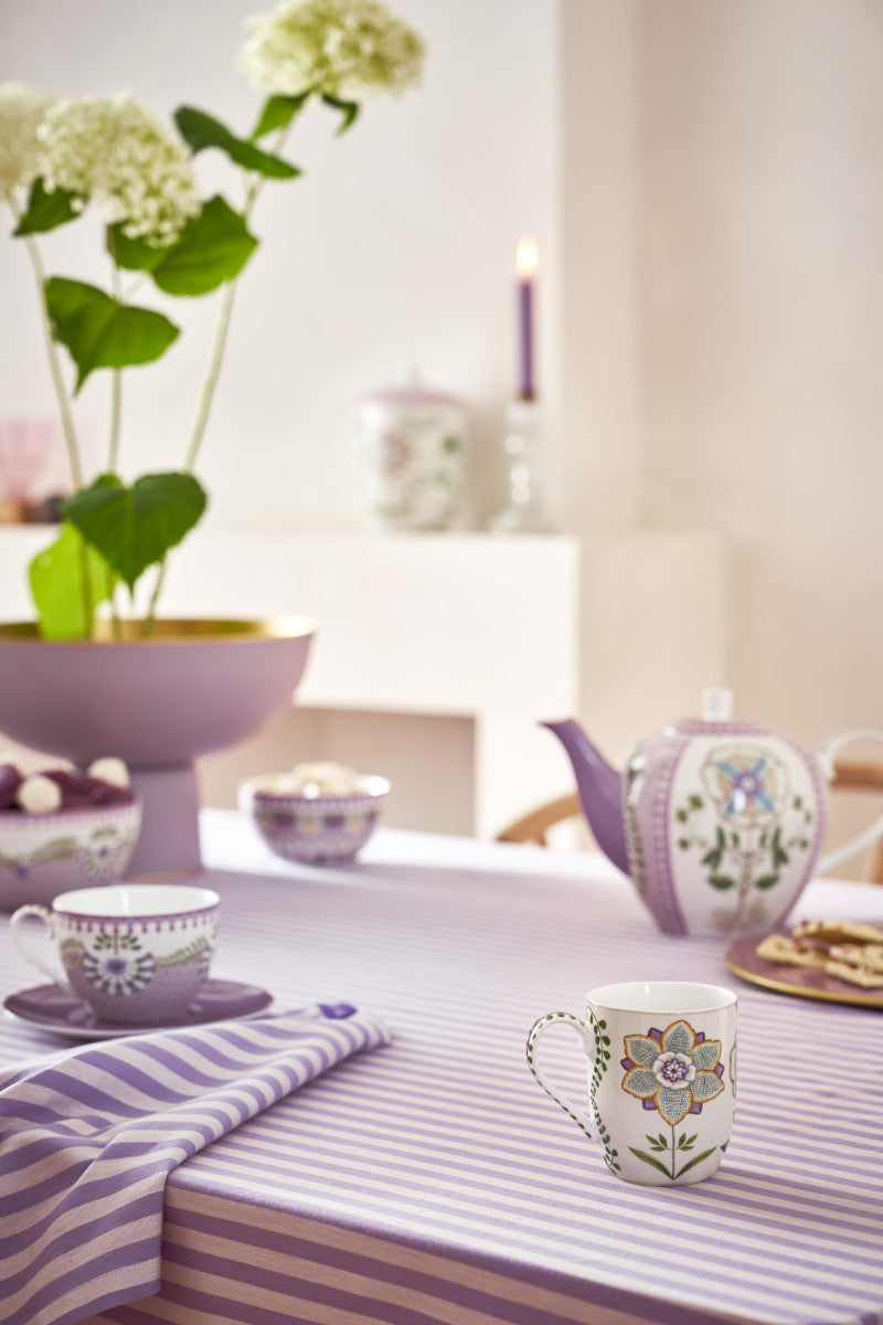PIP STUDIO Lily&Lotus Tasse weiss/lila 145ml - Produktbild 4