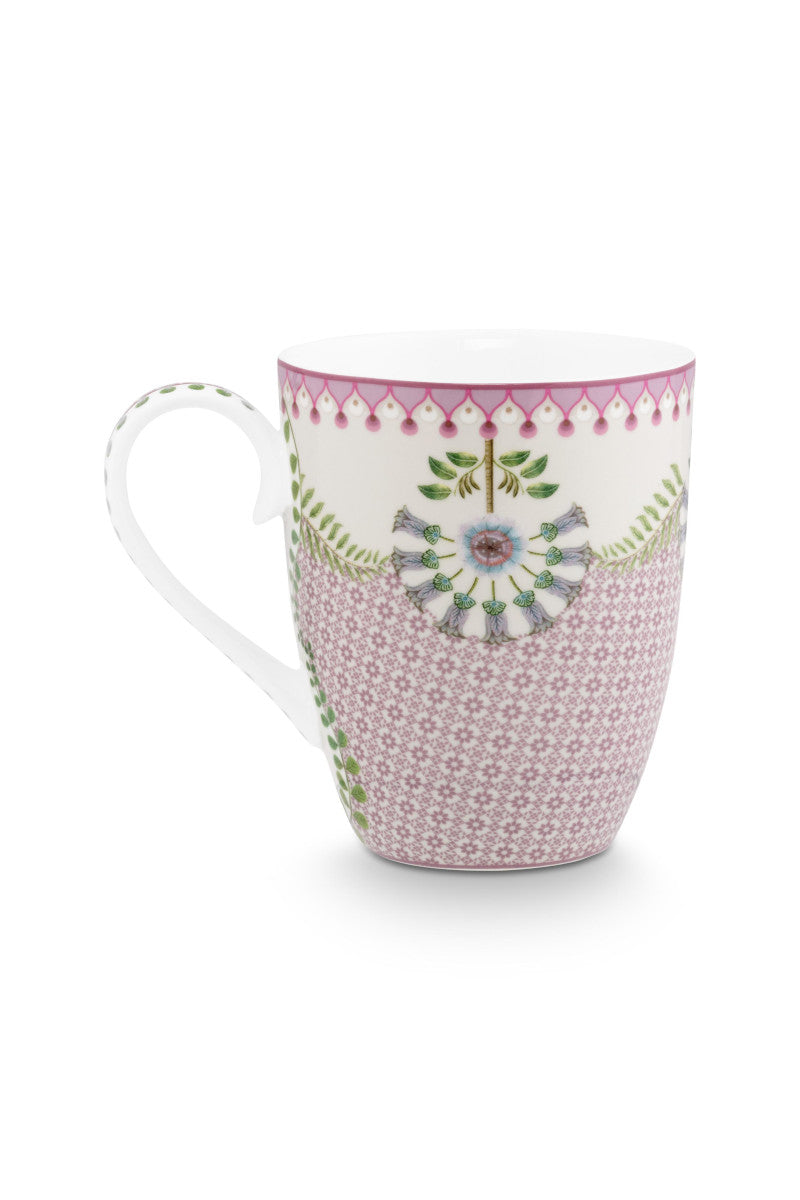 PIP STUDIO Lily&Lotus Henkelbecher lila 350ml - Produktbild 2