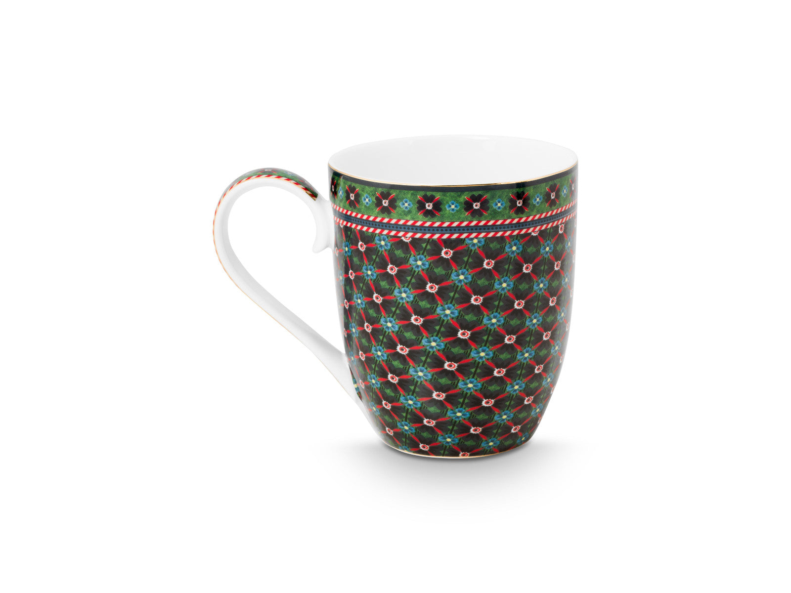 PIP STUDIO Berry Blues Henkelbecher XL clover green 450ml - Produktbild 2