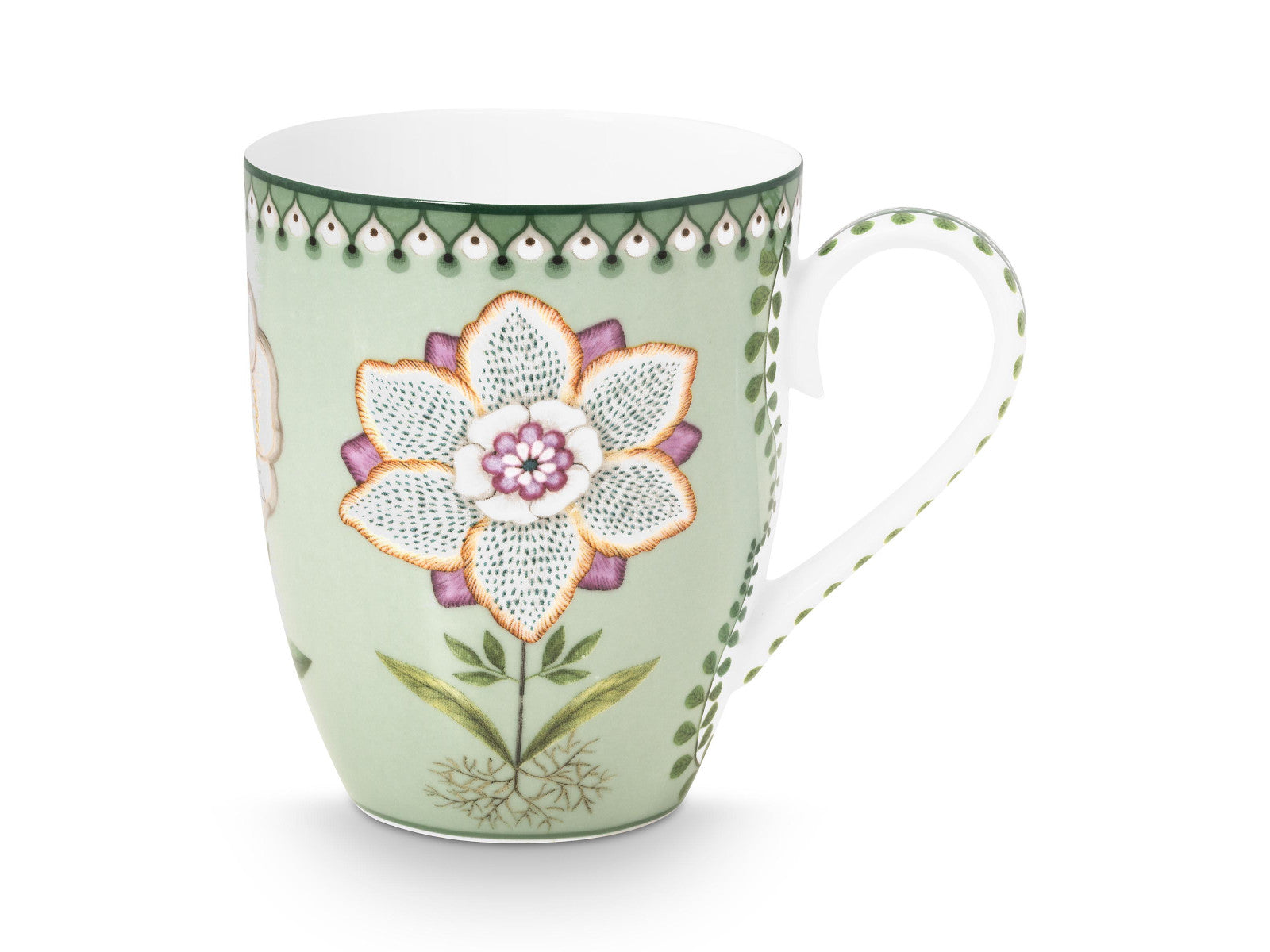 PIP STUDIO Lily&Lotus Light Green Becher Large 350ml