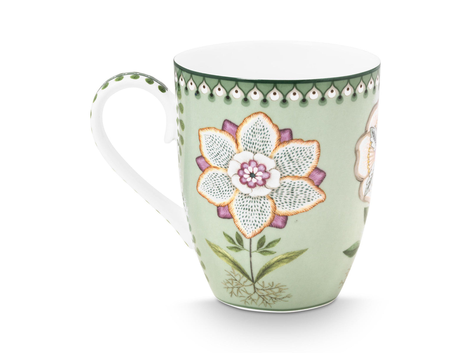 PIP STUDIO Lily&Lotus Light Green Becher Large 350ml - Produktbild 2