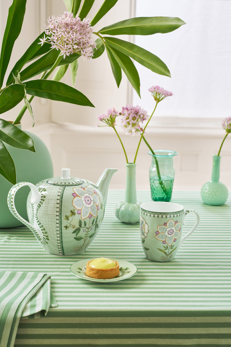 PIP STUDIO Lily&Lotus Light Green Becher Large 350ml - Produktbild 4