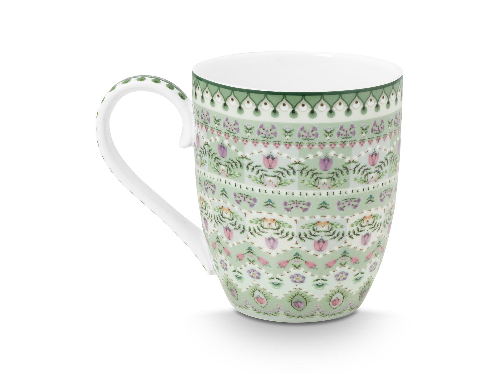 PIP STUDIO Lily&Lotus Moon Delight Light Green Becher XL 450ml - Produktbild 2
