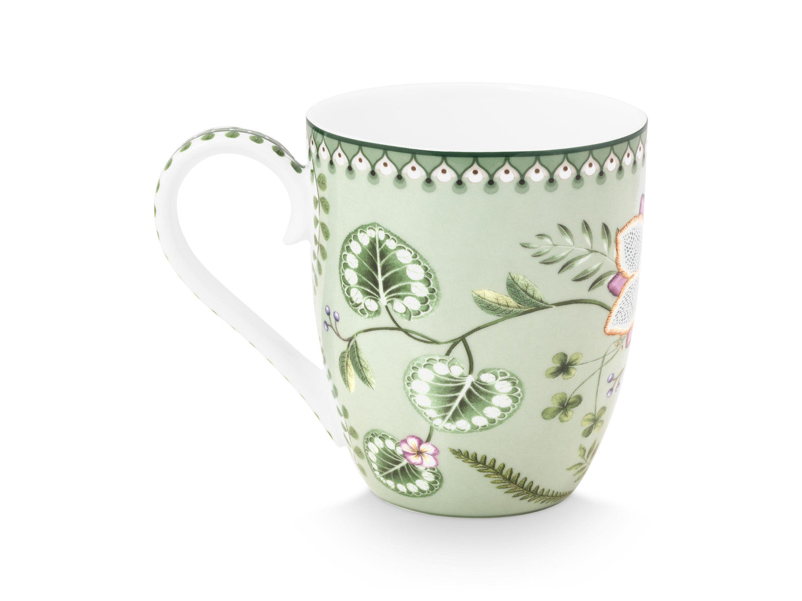 PIP STUDIO Lily&Lotus Light Green Becher XL 450ml - Produktbild 2