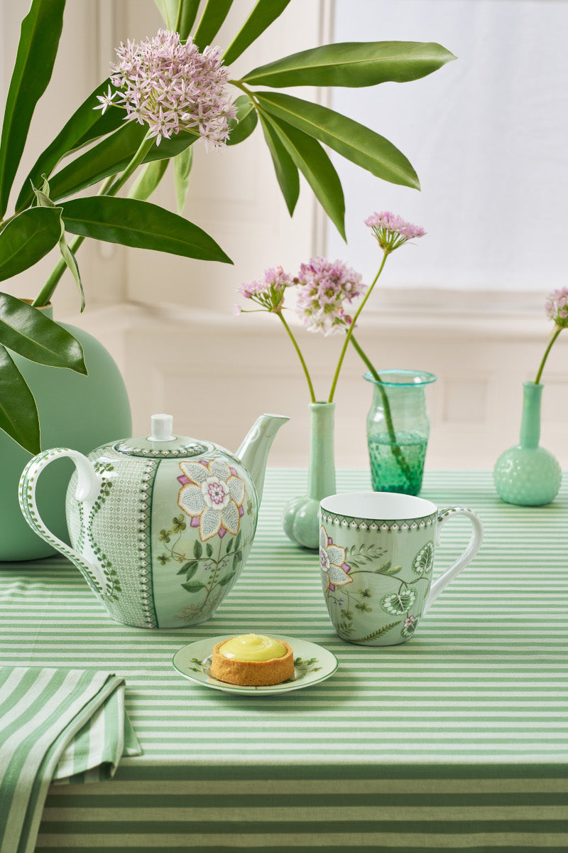 PIP STUDIO Lily&Lotus Light Green Becher XL 450ml - Produktbild 4