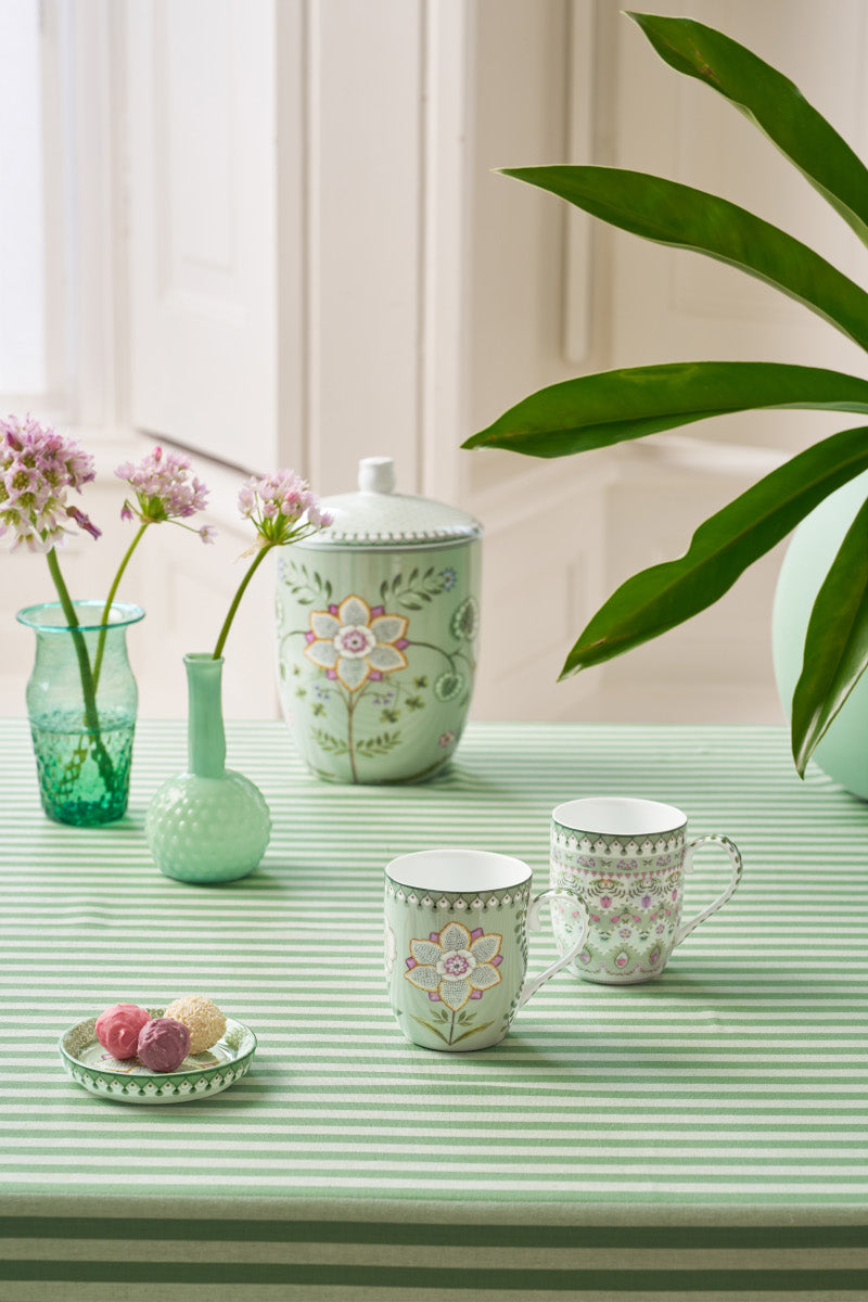 PIP STUDIO Lily&Lotus Light Green Becher Small 145ml Set2 - Produktbild 2