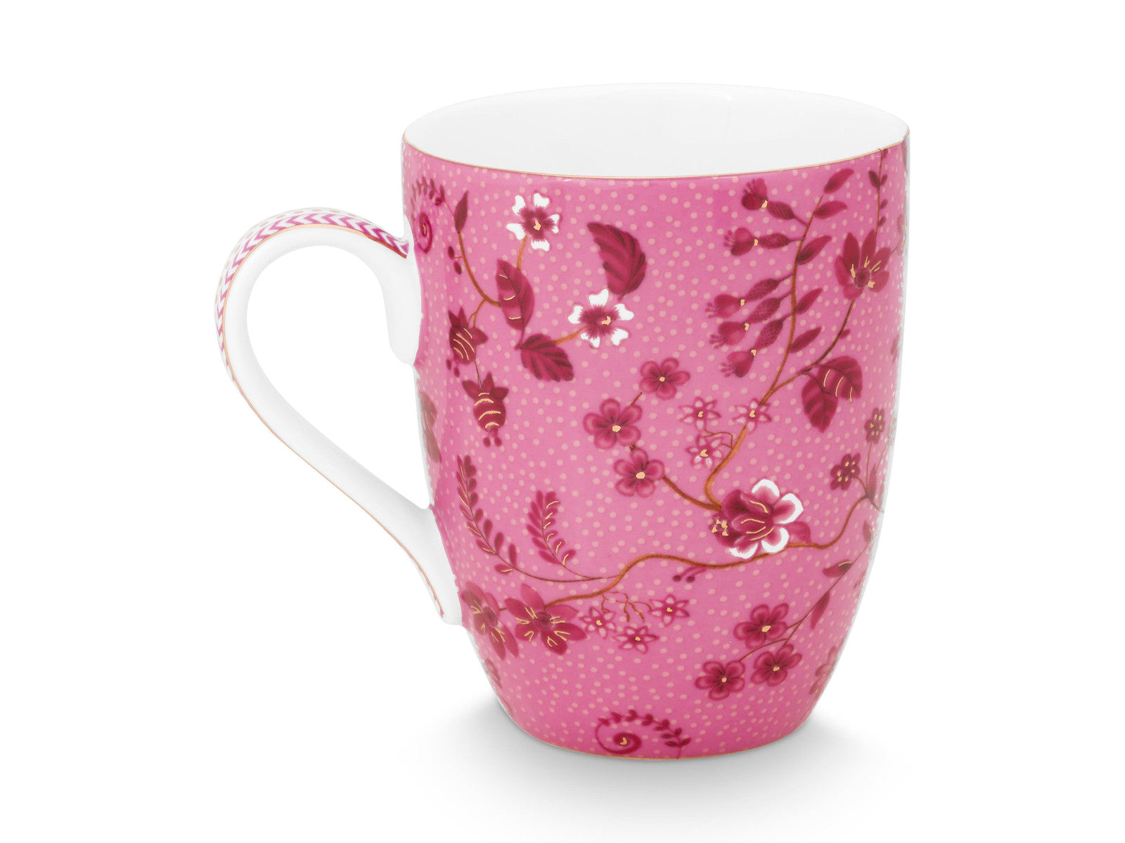 PIP STUDIO Jolie Flowers Pink Becher Large 350ml - Produktbild 2