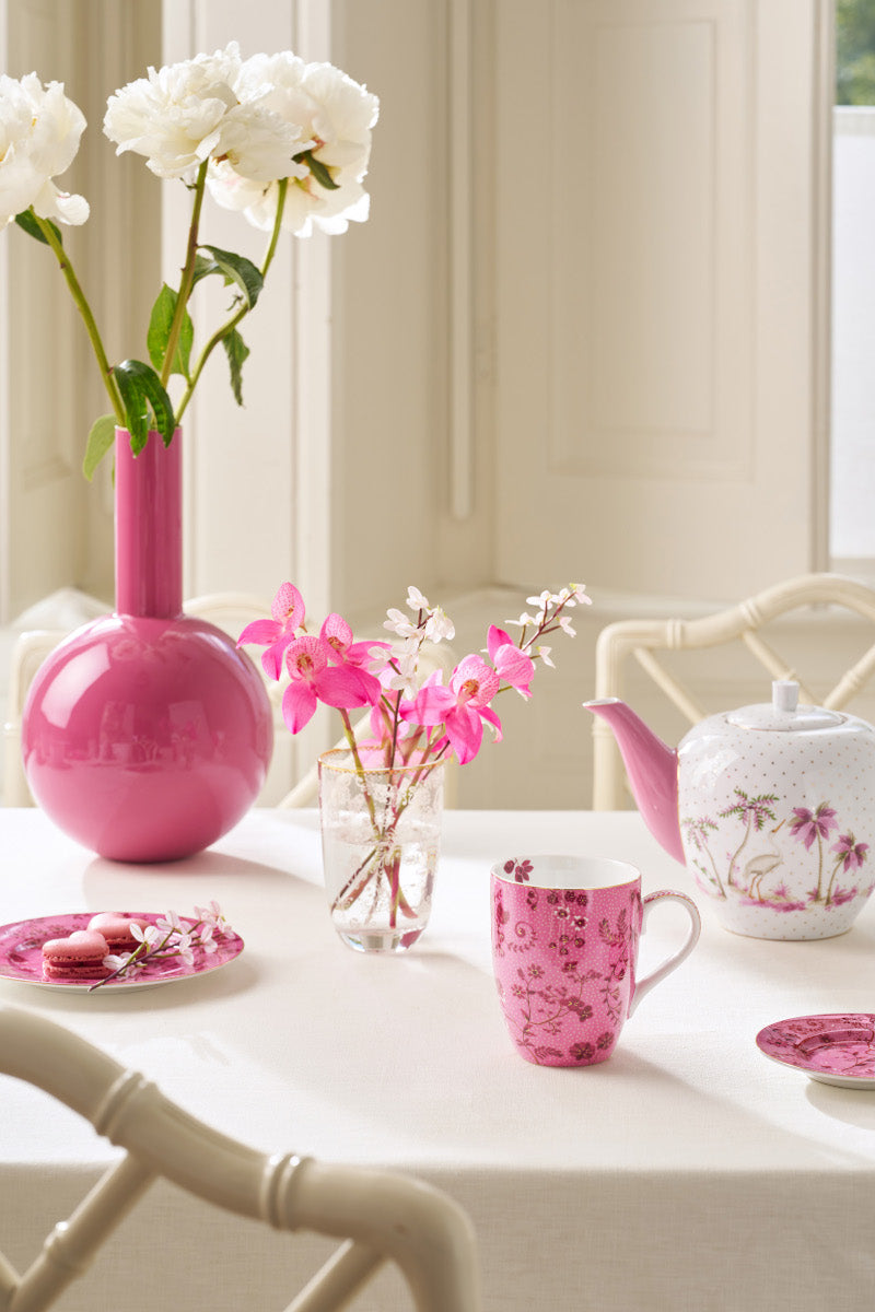 PIP STUDIO Jolie Flowers Pink Becher Large 350ml - Produktbild 4