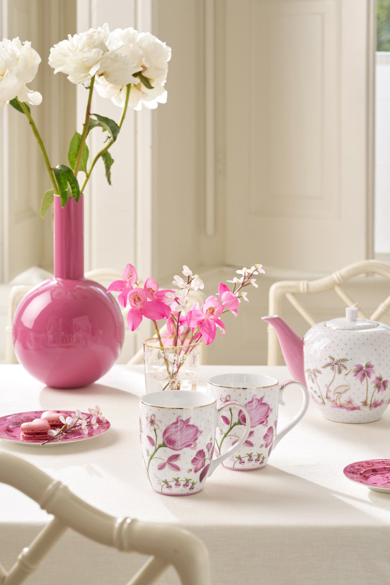 PIP STUDIO Jolie Tulip Pink Becher 450ml XL Set2 - Produktbild 2
