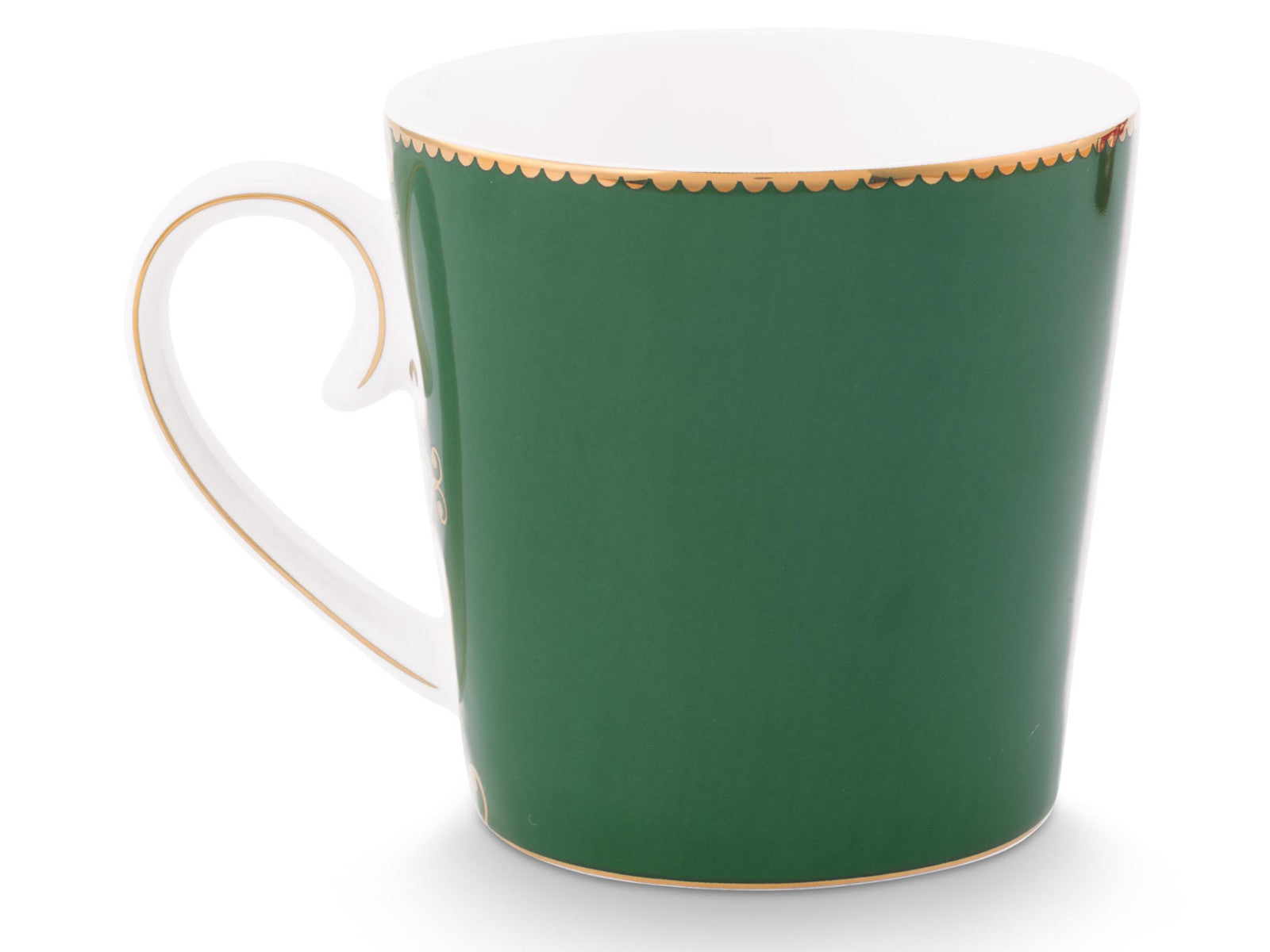 PIP STUDIO Love Birds Medaillon Hirsch Tasse dunkelgrün 0,3l - Produktbild 2
