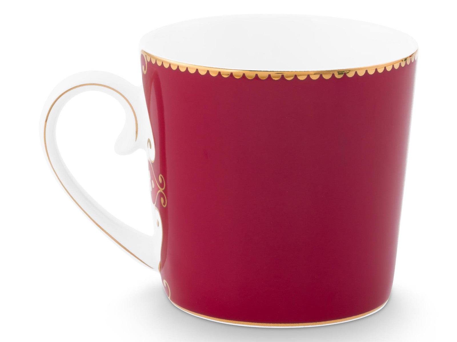PIP STUDIO Love Birds Medaillon Hirsch Tasse dunkelrot 0,3l - Produktbild 2