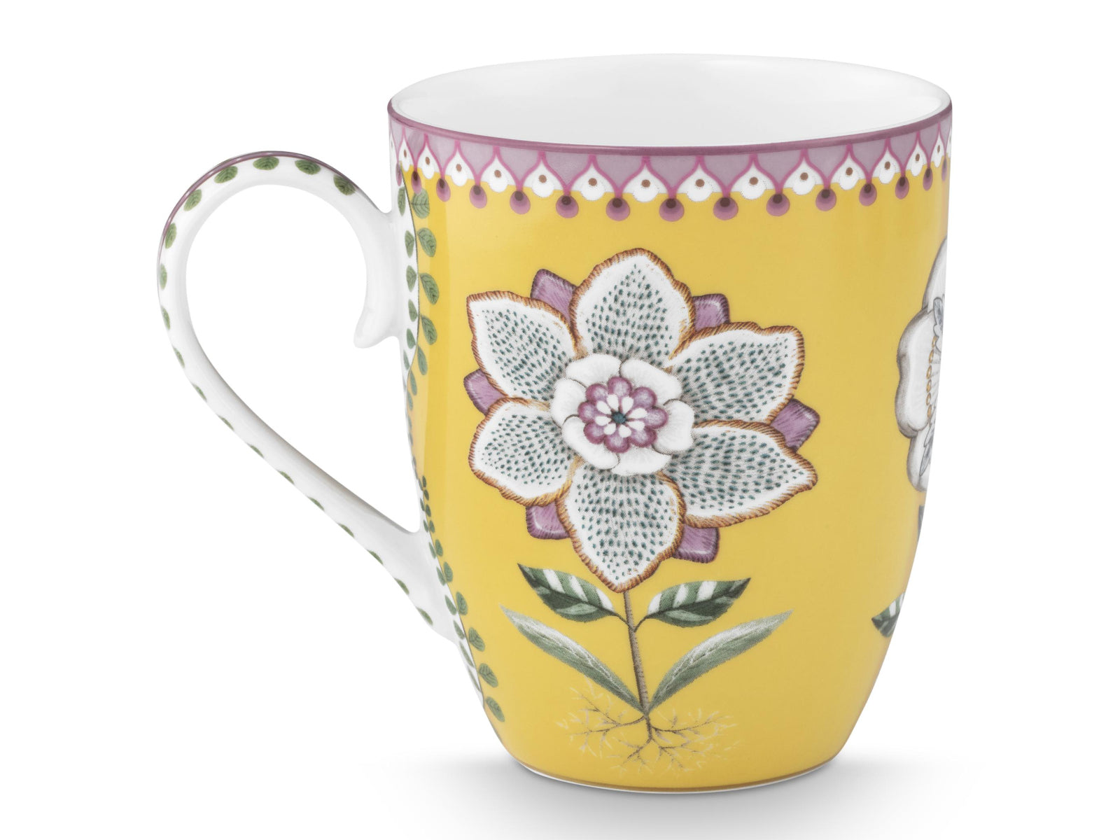 PIP STUDIO Lily&Lotus Yellow Large Henkelbecher 0,365l - Produktbild 2